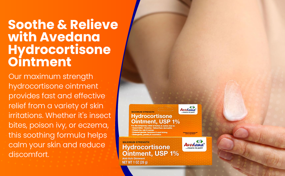 Applying Avedana Hydrocortisone Ointment