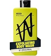 W By Jake Paul Exfoliating Body Wash for Men, Vitamin-Infused, Hydrating Shower Gel, Original, 18...