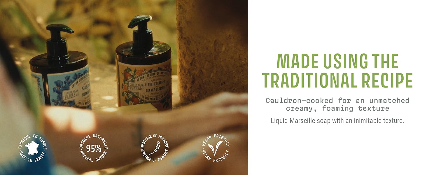 Natural French soap made the traditional recipe in France
