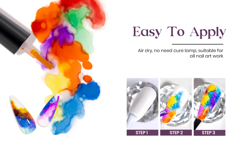 marble nail polish 
