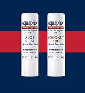 Aquaphor Lip Balm Set - Naturally Inspired Lip Repair With Shea Butter, Coconut Oil