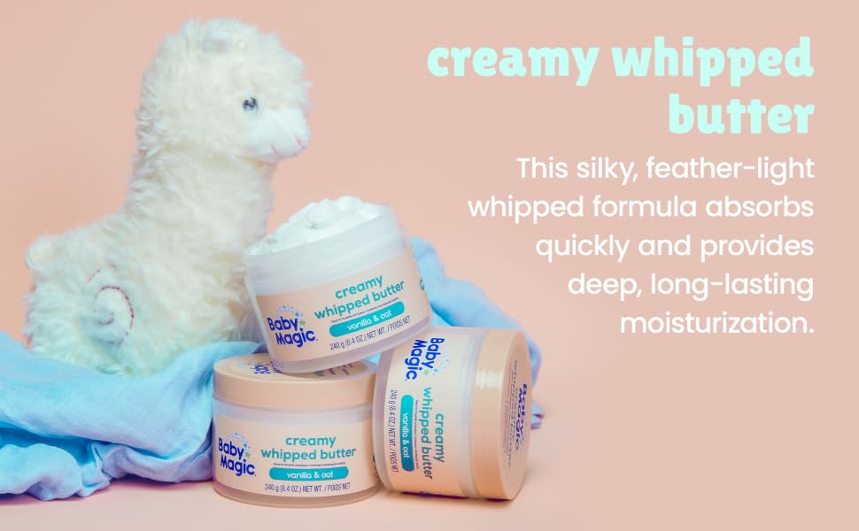 Baby Magic vanilla oat whipped butter  