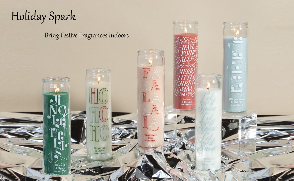 holiday christmas spark paddywax soy wax candles natural made in america