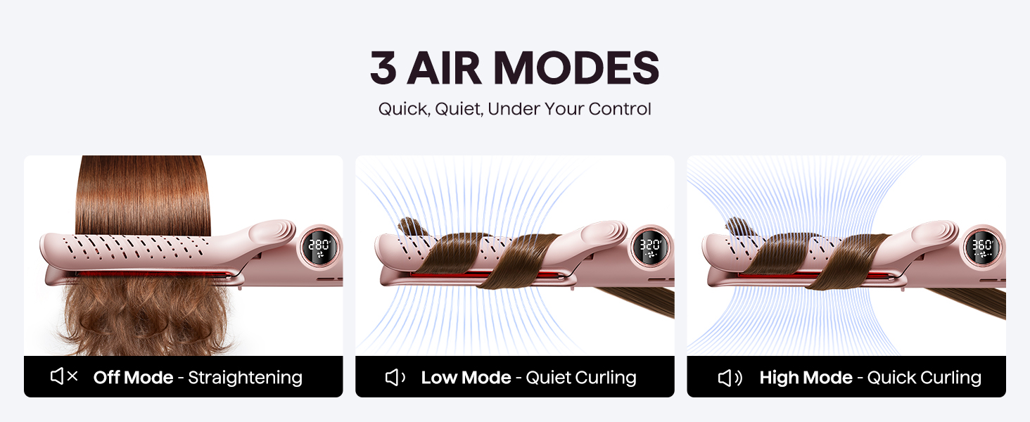 3 Air Modes for Enhanced Control