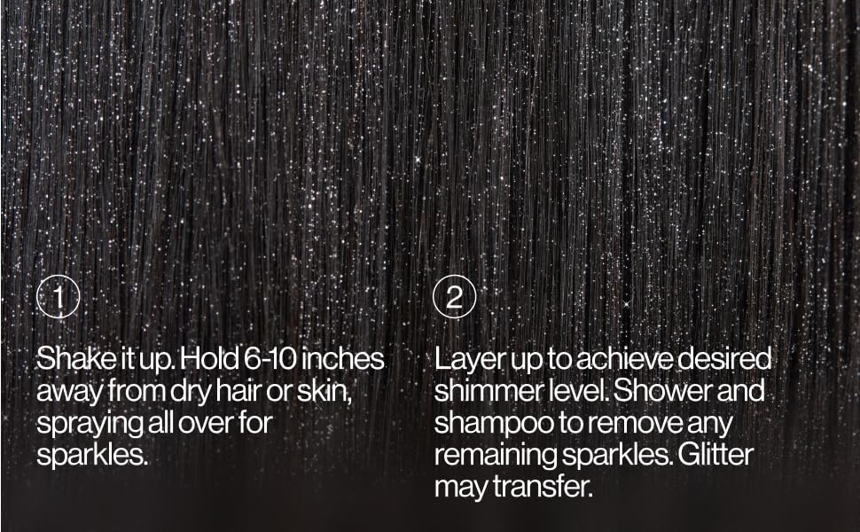 How to use Eva NYC Kweeen Glitter Spray