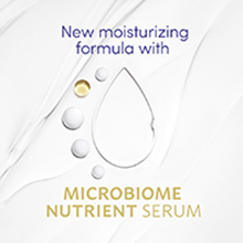 Dove Moisture Renew Icon on a creamy background