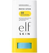e.l.f. SKIN Suntouchable Invisi-Stick SPF 50, Clear Sunscreen For A Natural Finish, Made With Moi...