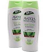 Avena Instituto Español Aloe Savila Body Lotion, Moisturizing, Regenerates and Nourishes, 2-pack ...