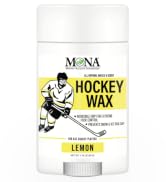 All natural Hockey Wax lemon scent. Prevent ice build-up and improves grip for better puck control.