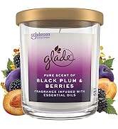 Glade Candle Jar, Air Freshener, Black Plum & Berries, 16 Oz