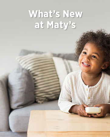 Matys Healthy New Products Boy near Couch waiting for new Matys wellness medicine all natural relief