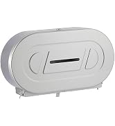 BOBRICK 2892 ClassicSeries Stainless Steel Surface-Mounted Twin Jumbo-Roll Toilet Tissue Dispense...