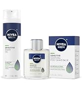NIVEA MEN Sensitive Shaving Set for Men with Vitamin E, Pro-Vitamin B5 and Chamomile Extract, Sha...