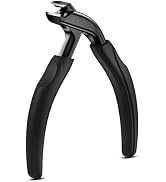 BALUCA Curved Head Toenail Clippers for Seniors for Thick Toenails, Long Handle Toe Nail Clippers...