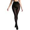 LUCKMEEY Tights for Women – Rip-Resistant 40D Black Semi Opaque High Waist Control Top Pantyhose Stocking Under Dress