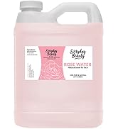 Rose Water Facial Toner - 32oz Bulk Alcohol-Free Vegan All Natural Refreshing for Face and Hair -...