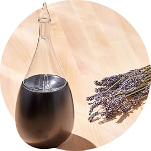 organic aromas, raindrop, diffuser, aromatherapy, lavender