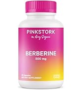 Pink Stork Berberine Supplement - Natural Support for Women - Heart Health, Metabolism Support, H...