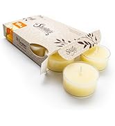 Pumpkin Walnut Cheesecake Premium Tealight Candles - Highly Scented with Essential Oils - 6 Beige...