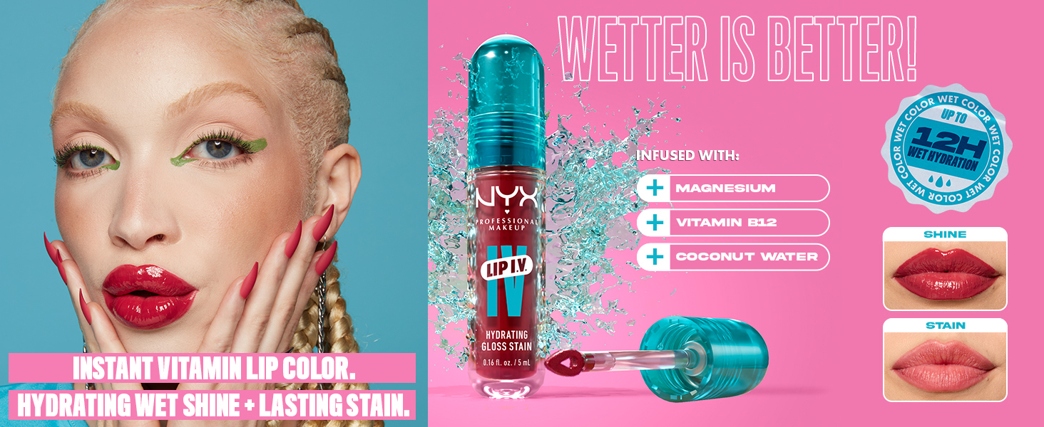 NYX Lip IV Gloss Stain