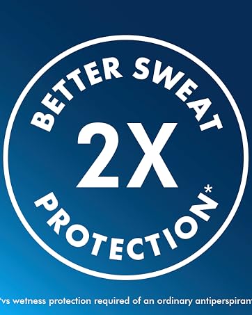 2X Better Sweat Protection*