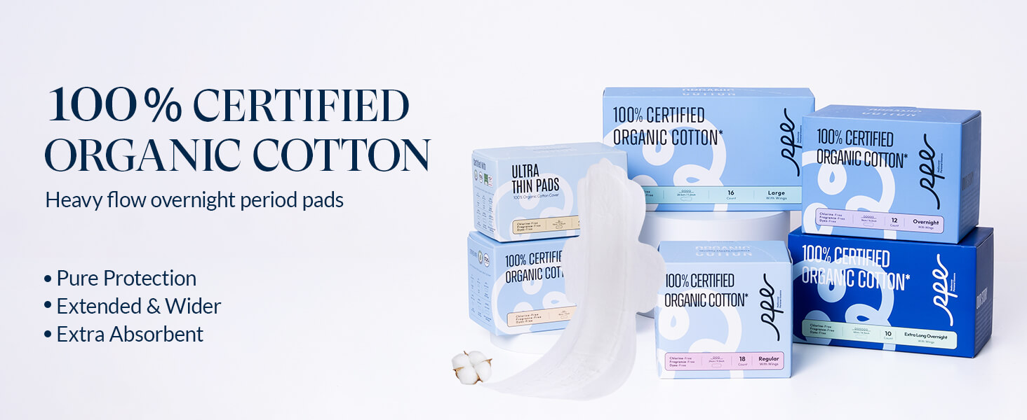 incontinence pads for women organic wings