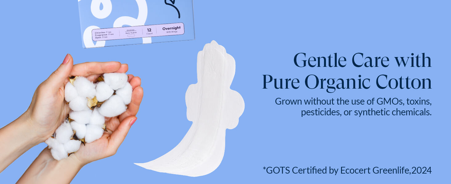 organic cotton incontinence pads
