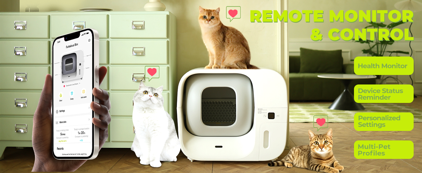 Furbulous Auto Cleaning Cat Litter Box PC04-3