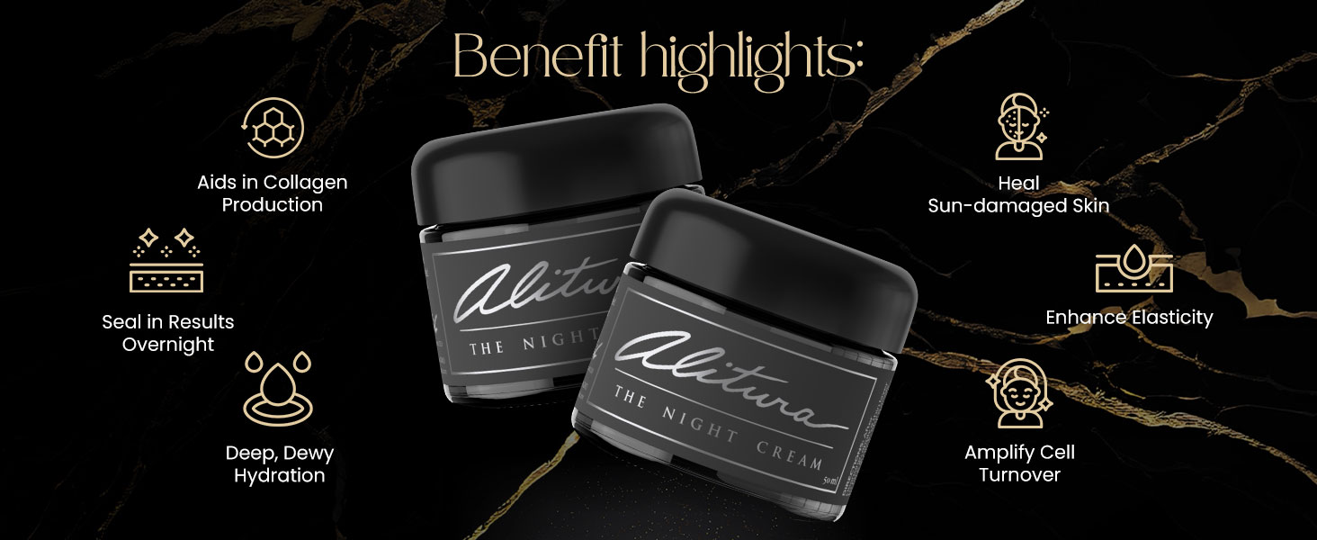 aids in collagen production seal in results overnight deep dewy hydration heal sun damaged skin