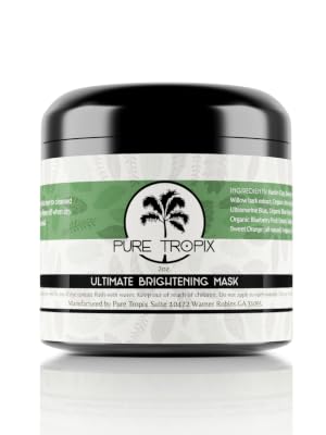 Pure Tropix Face mask Scrub Cleanser Elixir Blackhead Remover Acne Scar Cream Vitamin E C A oil 