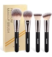 MAANGE Makeup Brush Set 4 Pcs Premium Foundation Brush Contour Concealer Power Makeup Brushes, Bi...