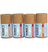 Kobeesco Fruit Flavors 4 pack, Lip Balm, Lip Moisturizer, Lip Cure, Lip Balm, Chapstick