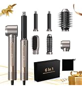 Hair Dryer Brush, Blow Dryer Brush with attachments 110000 RPM Curly Twist 6 in 1 Multistyler, Pr...