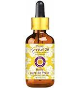 Deve Herbes Pure Horsetail Oil (Equisetum arvense) with Glass Dropper Cold Pressed 5ml (0.16 oz)