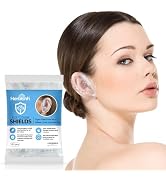 Herbishh Hair Color Ear Shield Covers, Reusable Hair Dye Stain Protection, Disposable & Waterproo...