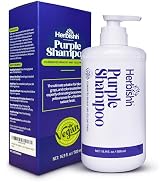 Herbishh Sulfate Free Purple Shampoo for Blonde Hair 16.9 fl. Oz, Eliminates Yellow & Brassy Unde...