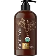 100% pure organic castor oil