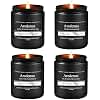 Mens Candle Set – Manly Candles for Men, 4 Pack Soy Candles for Home Scented, Masculine Candle Gift Set - Includes Sandalwood Leather, Whiskey Tobacco, Amber Patchouli & Vintage Oak
