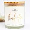 Thank you Candle for Women | Boss Small Thank You Gift Idea | Natural Soy Candle 14 oz Floral Scented Candle | Thank You Gifts for Host Men Coworkers Friend Hostess Teacher Appreciation Gifts Nurse