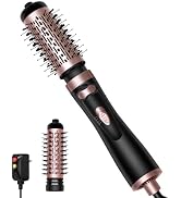 Rotating Hair Dryer Brush Round Hot Air Spin Brush Set with 2 Brushes (2