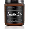 MOASITN Pumpkin Spice Heavenly Scented Candles for Home| Natural Soy Fall Candle| Handmade Long Lasting Aromatherapy Candle| Jar Candel for Women,Men as Halloween,Birthday,Relaxing Gifts| 7oz