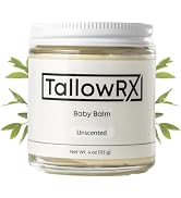 Tallow Baby Balm for Delicate Skin – All-Natural, Moisturizing & Soothing Cream with Grass-Fed Be...