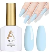 AILLSA Pastel Gel Nail Polish Macaron Light Blue Gel Polish Bright Spring Summer Colors Cotton Ca...