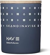 Skandinavisk HAV 'Sea' Scented Candle. Fragrance Notes: Salt Spray and Sea Kelp, Hawthorn and Bea...