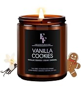 Winter Candle, Vanilla Cookies Scented Candles for Home, Holiday Candles Natural Soy Candle, Arom...