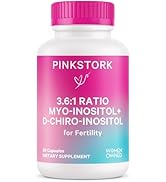 Pink Stork Myo-Inositol & D-Chiro Inositol: 3.6:1 Blend to Support Fertility, Hormone Balance for...