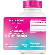 Pink Stork Myo-Inositol & D-Chiro Inositol Supplement - Hormonal Balance for Women - Ovarian Supp...