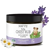 Matys Baby Chest Rub, Soothing Congestion Relief for Babies 3 Months Old & Up, Clean & Comforting...