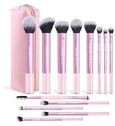 MAANGE 13 PCS Makeup Brushes Professional Make Up Brushes Premium Synthetic Powder Concealers Bru...