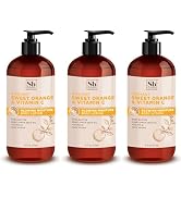 Soapbox Moisturizing Body Lotion, Sweet Orange & Vitamin C with Sunflower Oil and Shea Butter, Pa...